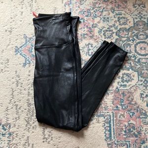 Spanx faux leather leggings